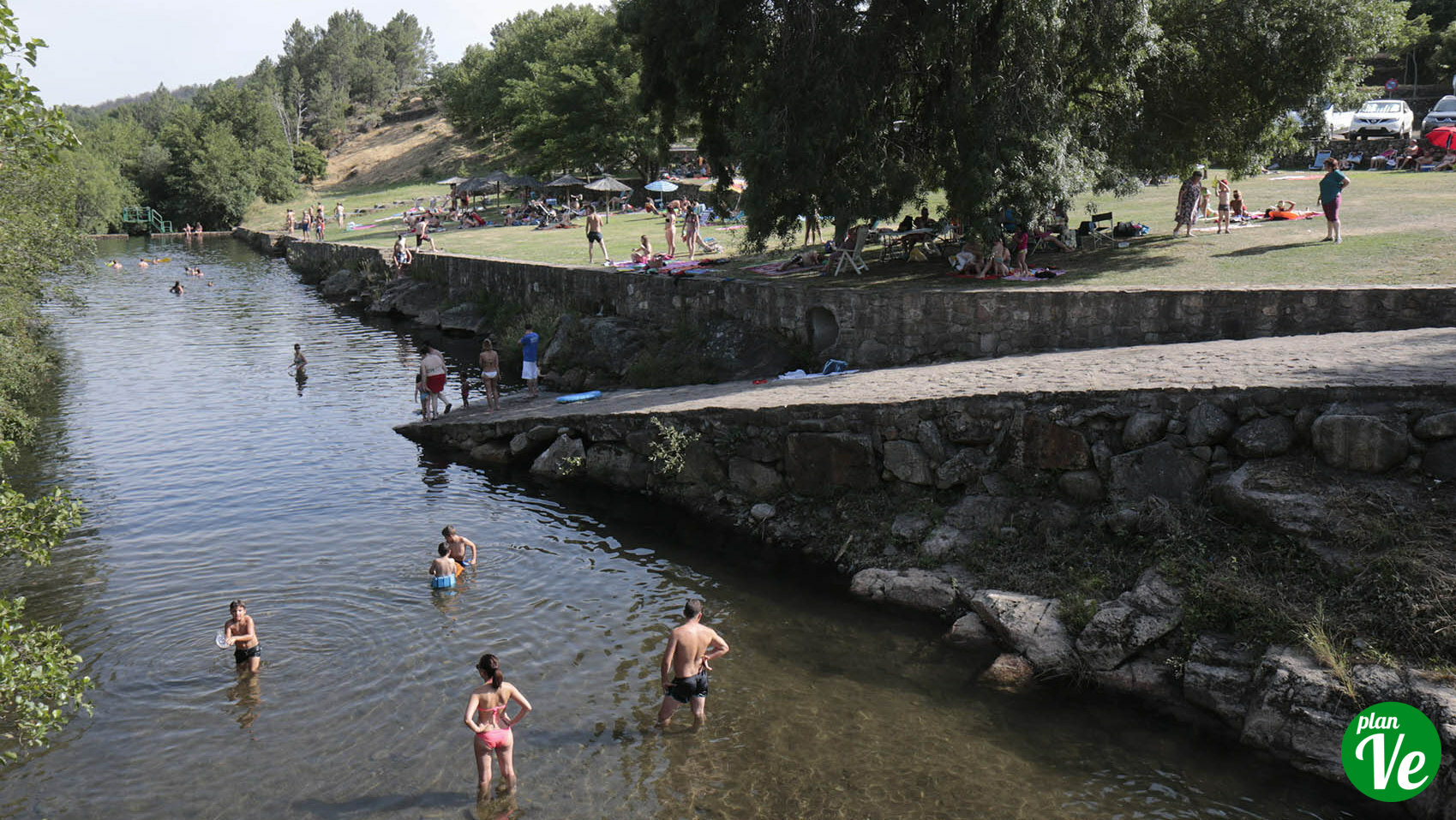 piscina natural de Acebo en Sierra de Gata Extremadura