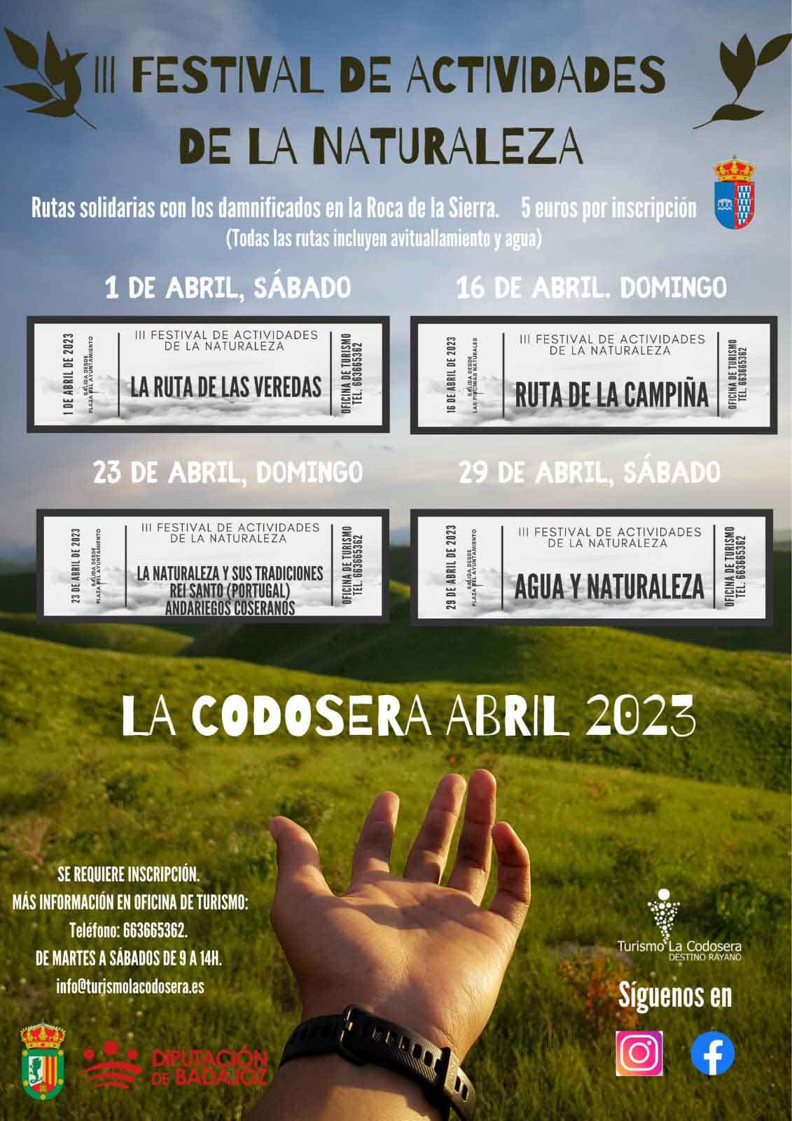 Festival de Actividades de la Naturaleza 2023 en La Codosera